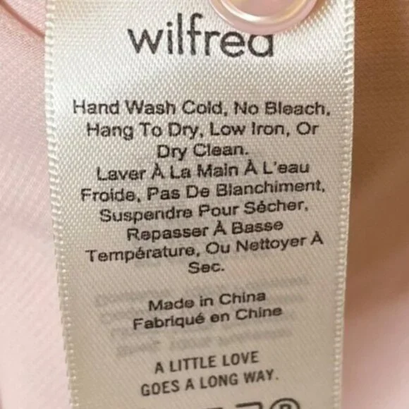 Aritzia Wilfred Ninette Ruffle Wrap Dress in Rose Quartz, M - Picture 9 of 10